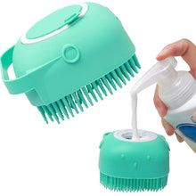 Cargar imagen en el visor de la galería, Cepillo de baño con dispensador de shampoo 🐾🐶🐱