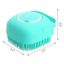 Cargar imagen en el visor de la galería, Cepillo de baño con dispensador de shampoo 🐾🐶🐱