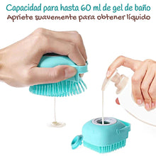Cargar imagen en el visor de la galería, Cepillo de baño con dispensador de shampoo 🐾🐶🐱