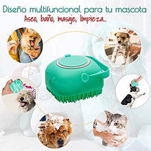 Cargar imagen en el visor de la galería, Cepillo de baño con dispensador de shampoo 🐾🐶🐱